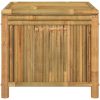 Trädgårdslåda bambu vidaXL 60 x 52 x 55 cm – miniatyr 3