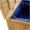 Trädgårdslåda bambu vidaXL 60 x 52 x 55 cm – miniatyr 6