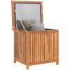 Trädgårdslåda massiv teak vidaXL 60 x 50 x 58 cm – miniatyr 3