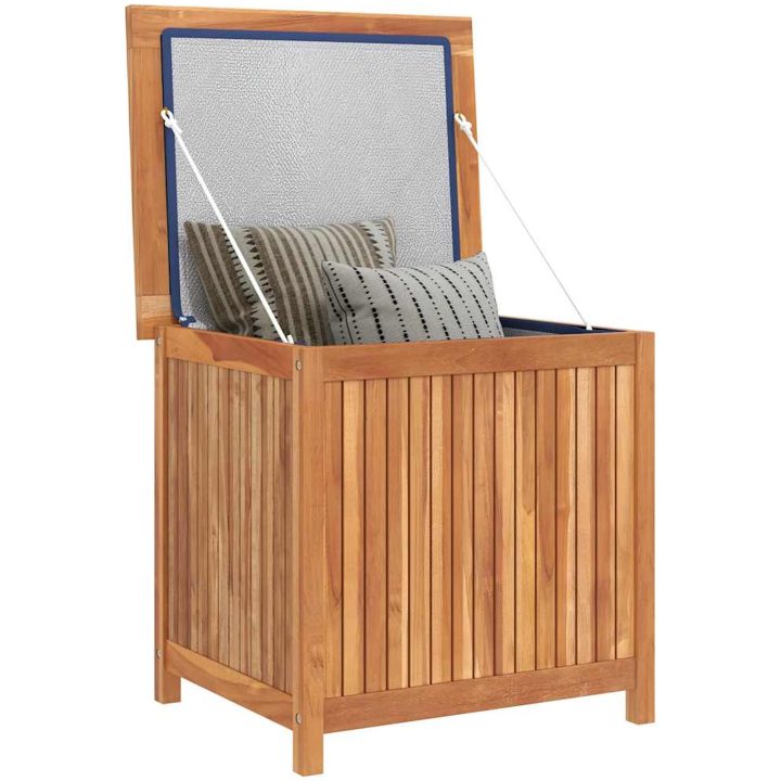 Trädgårdslåda massiv teak vidaXL 60 x 50 x 58 cm – bild 3