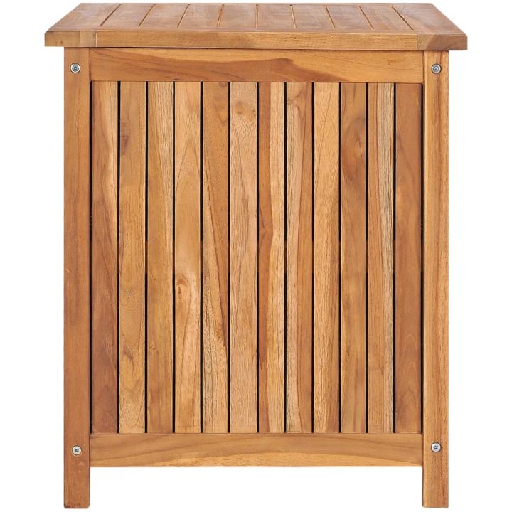 Trädgårdslåda massiv teak vidaXL 60 x 50 x 58 cm – bild 4
