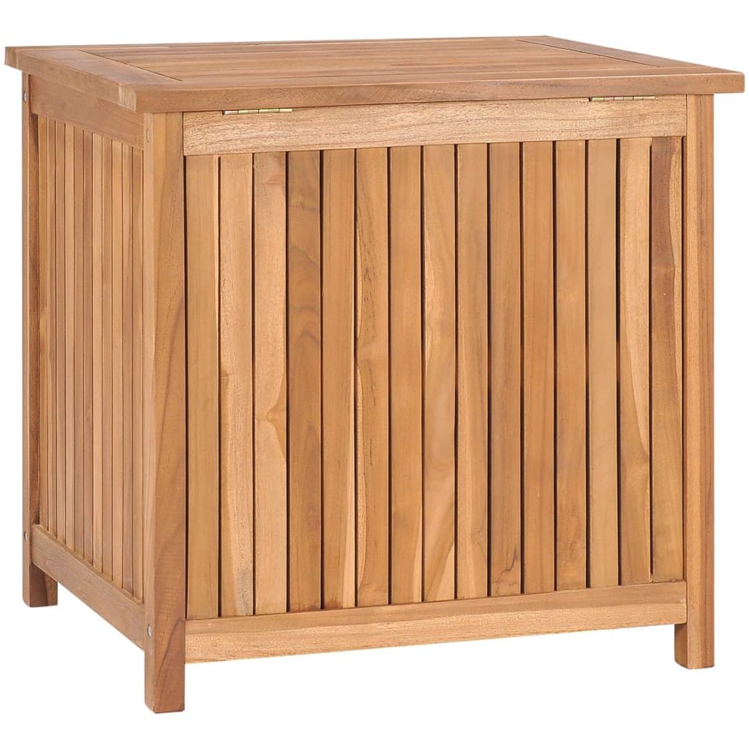 Trädgårdslåda massiv teak vidaXL 60 x 50 x 58 cm – bild 5