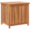 Trädgårdslåda massiv teak vidaXL 60 x 50 x 58 cm – miniatyr 6