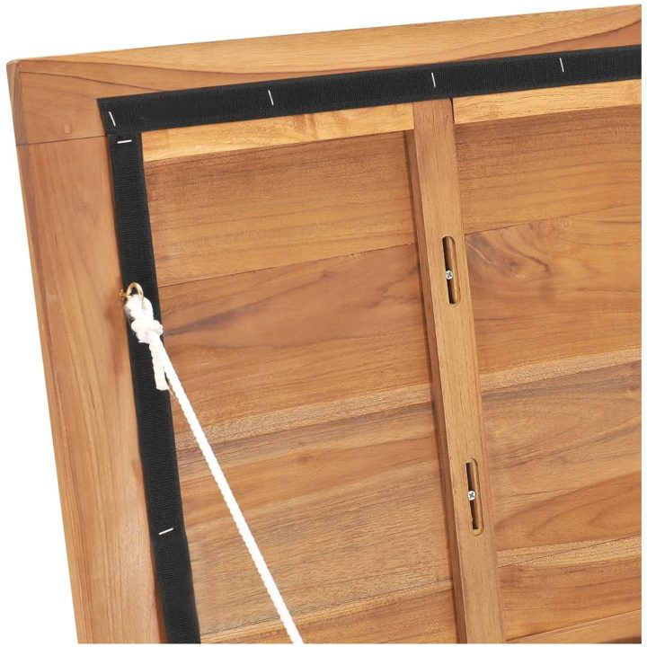 Trädgårdslåda massiv teak vidaXL 60 x 50 x 58 cm – bild 8