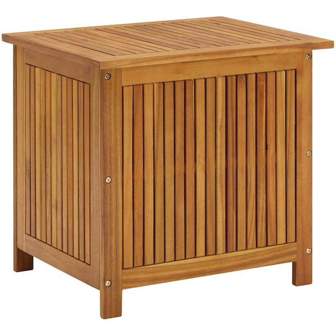 Trädgårdslåda massivt akaciaträ vidaXL 60 x 50 x 58 cm – bild 2