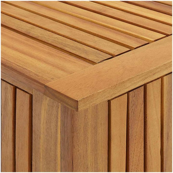 Trädgårdslåda massivt akaciaträ vidaXL 60 x 50 x 58 cm – bild 9