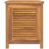 Trädgårdslåda med påse massiv teak vidaXL 60 x 50 x 58 cm – miniatyr 6