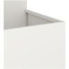 Trädgårdslåda Vit Stål vidaXL 100 x 100 x 60 cm – miniatyr 9