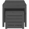 Trädgårdslådor 3 delar grå massiv furu vidaXL 50.5 x 50.5 x 46.5 cm – miniatyr 6