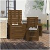 Trädgårdslådor 3 delar honungsbrun massiv furu vidaXL 50.5 x 50.5 x 46.5 cm – miniatyr 3