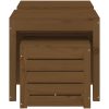 Trädgårdslådor 3 delar honungsbrun massiv furu vidaXL 50.5 x 50.5 x 46.5 cm – miniatyr 6
