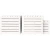 Trädgårdslådor 3 delar vit massiv furu vidaXL 50.5 x 50.5 x 46.5 cm – miniatyr 7