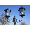 Trädgårdslampa 2 armar 230 cm mörkgrön/svart aluminium vidaXL – miniatyr 7