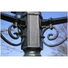 Trädgårdslampa 3 armar 215 cm mörkgrön/svart aluminium vidaXL – miniatyr 5