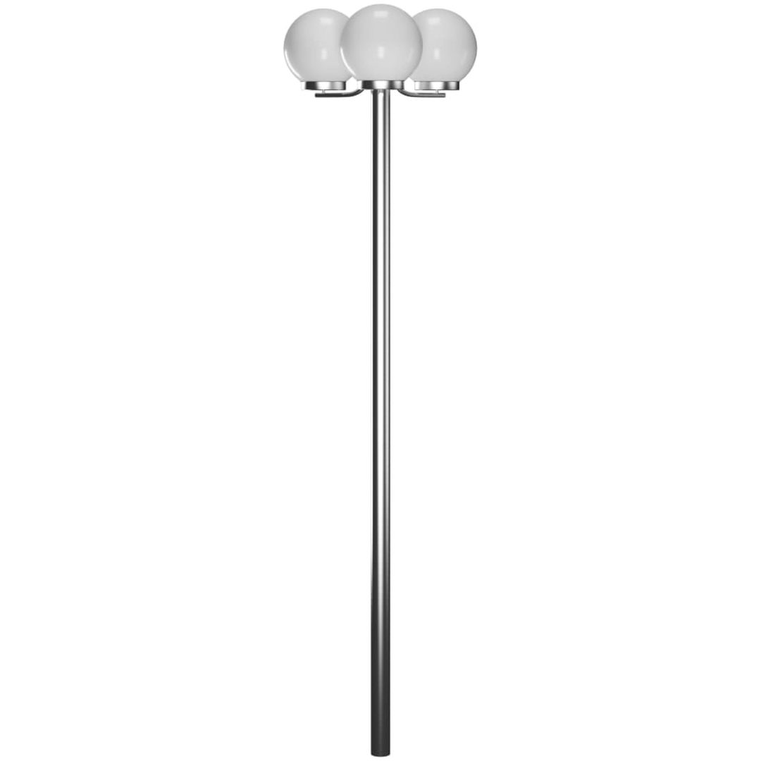 Trädgårdslampa 3 lampor 220 cm vidaXL