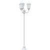 Trädgårdslampa 3-lampor E27 Vit 220 cm Aluminium vidaXL Large – miniatyr 2