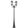 Trädgårdslampa Brons Aluminium Trädgårdslampa vidaXL 68 x 20 x 235 cm – miniatyr 2