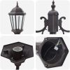 Trädgårdslampa Brons Aluminium Trädgårdslampa vidaXL 68 x 20 x 235 cm – miniatyr 5