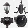 Trädgårdslampa Brons Aluminium Trädgårdslampa vidaXL 68 x 20 x 235 cm – miniatyr 6