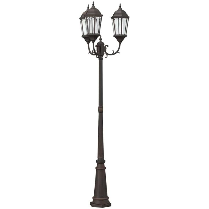 Trädgårdslampa Brons Metall Trädgårdslampa vidaXL 61 x 53 x 235 cm – bild 2