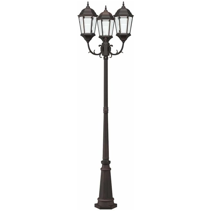 Trädgårdslampa Brons Metall Trädgårdslampa vidaXL 61 x 53 x 235 cm – bild 4