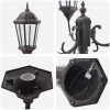 Trädgårdslampa Brons Metall Trädgårdslampa vidaXL 61 x 53 x 235 cm – miniatyr 6