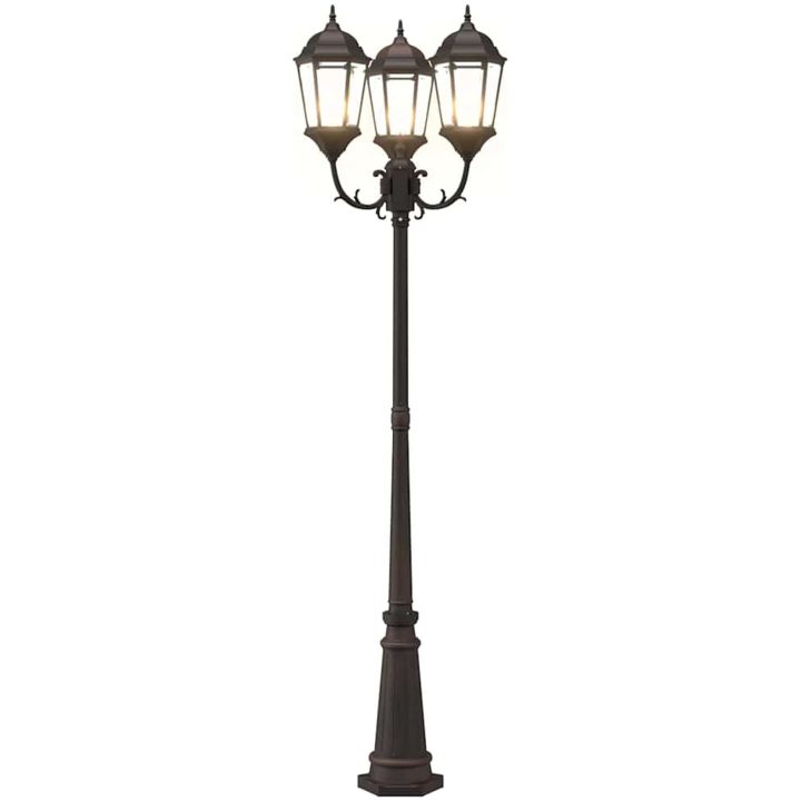 Trädgårdslampa Brons Metall Trädgårdslampa vidaXL 61 x 53 x 235 cm – bild 8