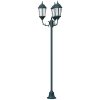 Trädgårdslampa Pelare 3-lampor E27 Grön 220 cm Aluminium vidaXL Large – miniatyr 5