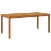 Trädgårdsmatbord 7 pcs Grå Trä & Metall vidaXL 180 x 90 x 75 cm – miniatyr 5