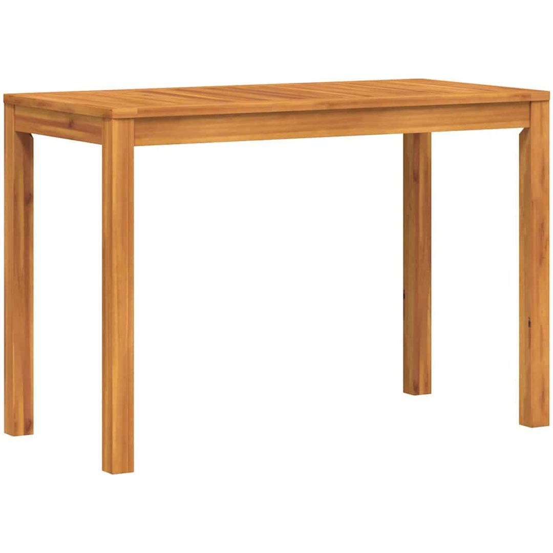 Trädgårdsmatbordset 3 pcs Ljust trä Massivt trä vidaXL Standard – bild 5