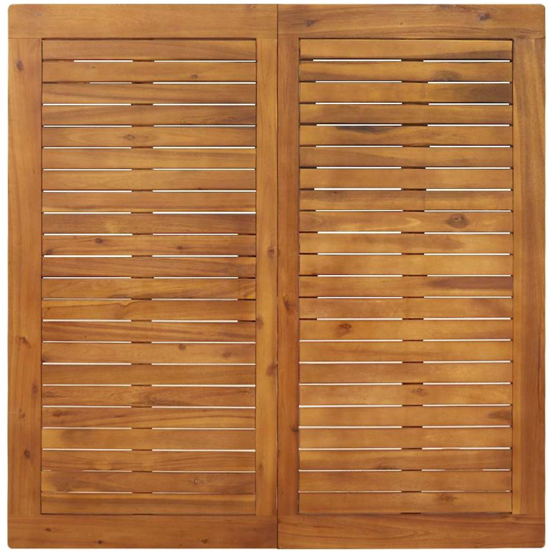 Trädgårdsmatsal 3 pcs Grå vidaXL 110 x 110 x 75 cm – bild 8