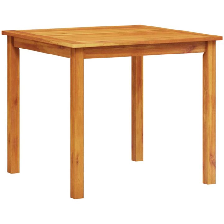 Trädgårdsmatsal 3 pcs Naturligt trä vidaXL 85 x 85 x 75 cm – bild 5