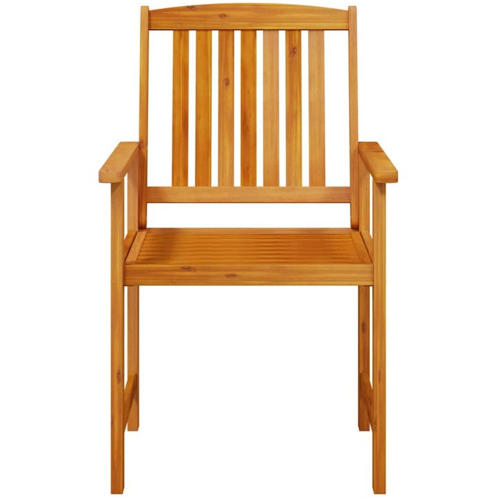 Trädgårdsmatsal 9 pcs Naturligt trä vidaXL 180 x 90 x 75 cm – bild 9