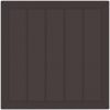 Trädgårdsmatsals-set 3 pcs Brun Polypropylen vidaXL 100 x 100 x 73 cm – miniatyr 6