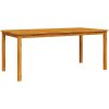 Trädgårdsmatsalset 7 pcs Naturlig vidaXL 180 x 90 x 75 cm – miniatyr 5