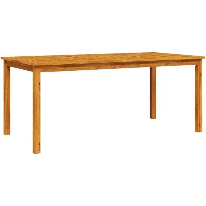 Trädgårdsmatsalset 7 pcs Naturlig vidaXL 180 x 90 x 75 cm – bild 5