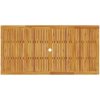 Trädgårdsmatsalset 7 pcs Naturlig vidaXL 180 x 90 x 75 cm – miniatyr 10