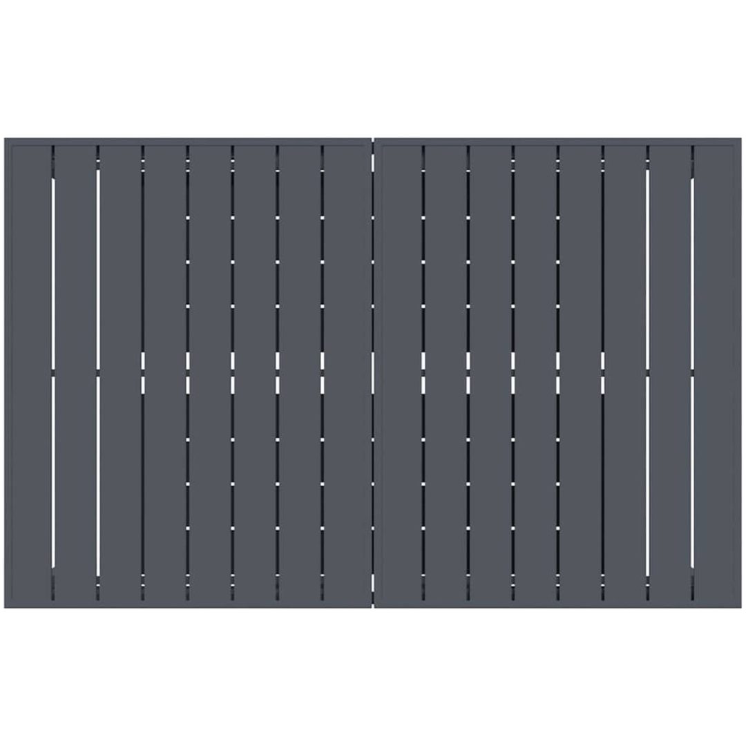 Trädgårdsmatsalset 9 pcs Brun vidaXL Large – bild 8