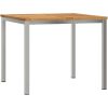 Trädgårdsmatsalsset 3 pcs Massivt akaciaträ & rostfritt stål vidaXL 90 x 90 x 75 cm – miniatyr 5