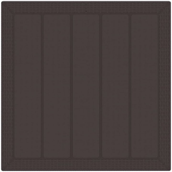 Trädgårdsmatsats 3 pcs Brun Polypropenhartser vidaXL 100 x 100 x 73 cm – bild 6
