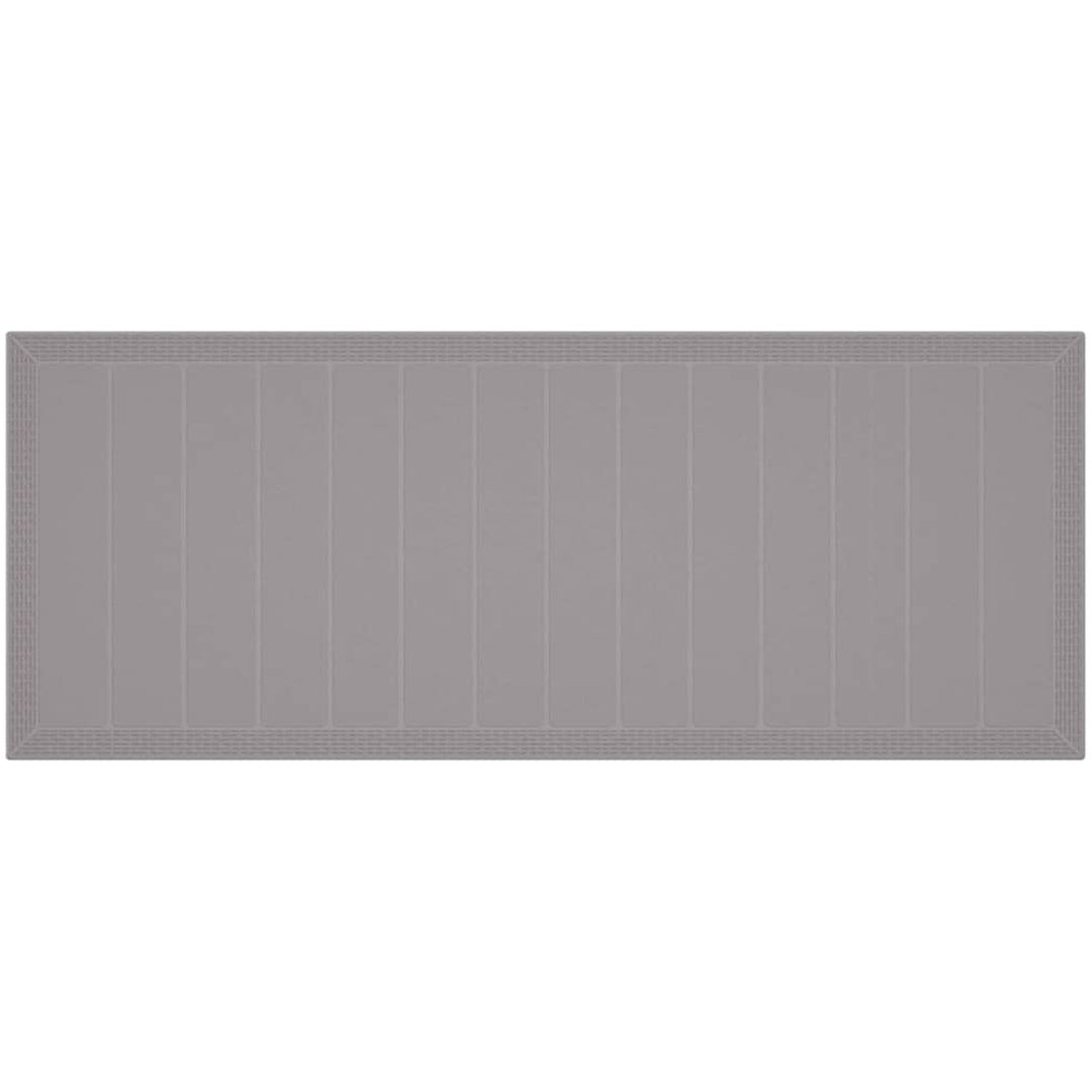 Trädgårdsmatset 11 pcs Ljusgrå polyeten vidaXL 250 x 100 x 73 cm – bild 6