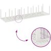 Trädgårdsmatset 15 pcs Vit Rotting vidaXL Stor – miniatyr 8