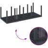 Trädgårdsmöbelset 11 pcs Antracit vidaXL 250 x 100 x 73 cm – miniatyr 8