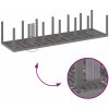 Trädgårdsmöbelset 15 pcs Ljusgrå Rotting vidaXL 14 - Sits – miniatyr 9