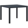 Trädgårdsmöbelset 5 pcs Antracit Plast vidaXL 100 x 100 x 73 cm – miniatyr 4