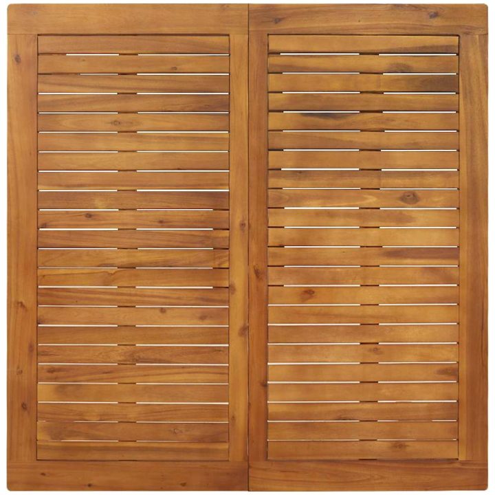 Trädgårdsmöbelset 5 pcs Beige vidaXL 110 x 110 x 75 cm – bild 8