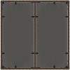 Trädgårdsmöbelset 5 pcs Brun Konstrotting vidaXL 90 x 90 x 75 cm – miniatyr 8