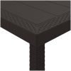 Trädgårdsmöbelset 5 pcs Brun Polypropylen vidaXL 100 x 100 x 73 cm – miniatyr 7