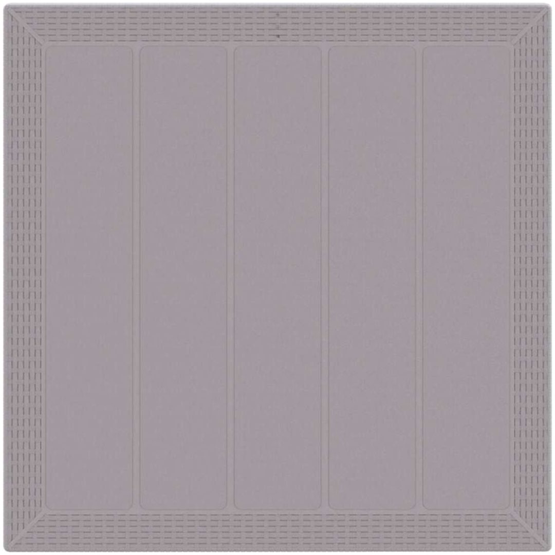 Trädgårdsmöbelset 5 pcs Ljusgrå Polypropenhartser vidaXL 100 x 100 x 73 cm – bild 6