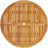 Trädgårdsmöbelset 5 pcs Naturligt trä vidaXL Bord: 110x110x75 cm, stol: 51x66x95 cm – miniatyr 10